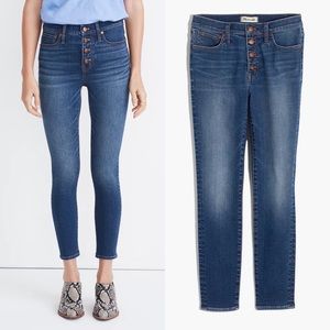Madewell 9" Mid-Rise Skinny Crop Jeans
